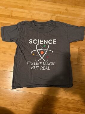 Kids' Science Graphic Tee - Dark Gray